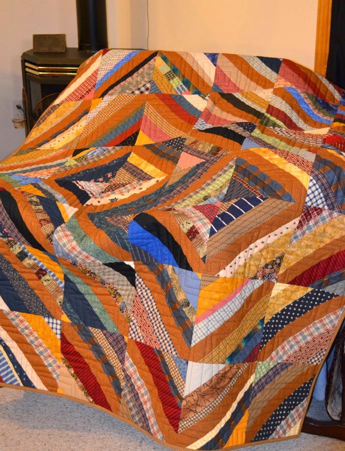 Alycia Quilts Quiltygirl Plaid String Quilt with a Twist!