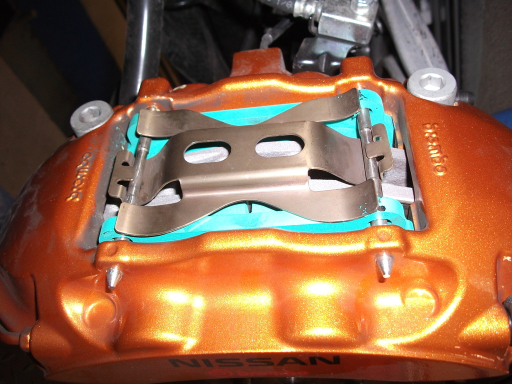 20092013 Rear Caliper Anti Rattle Clips Photos Inside Brakes GTR