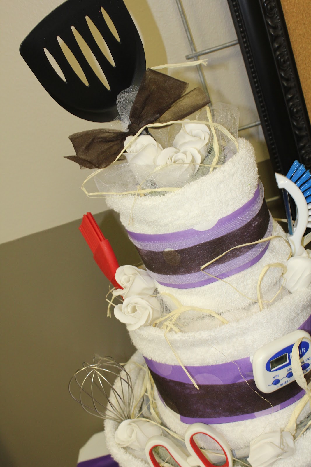 Domestic Randomness DIY Towel Cake Tutorial