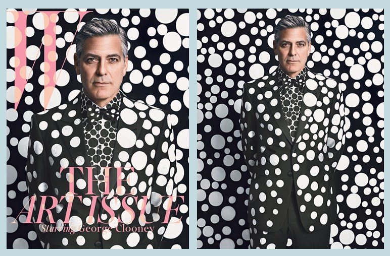 Trends On The Rocks: ARTE: George Clooney Por Yayoi Kusama
