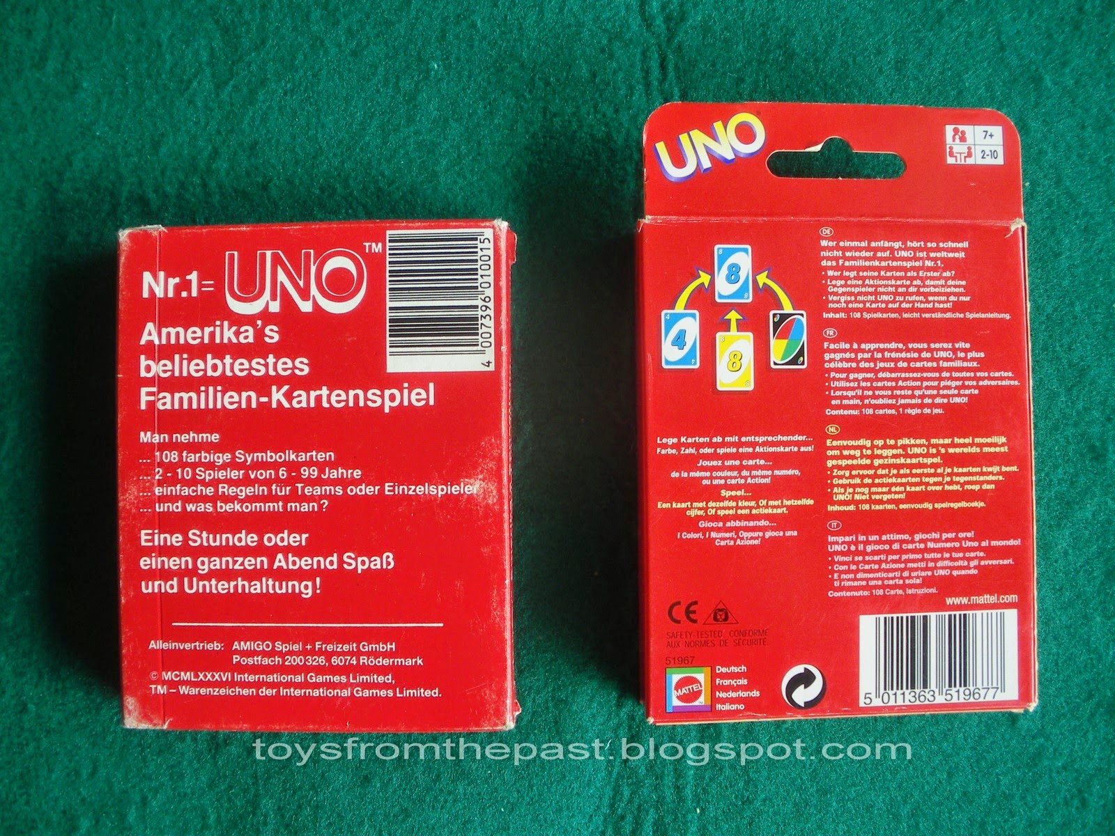 Toys From The Past 439 Amigo Mattel Uno First German