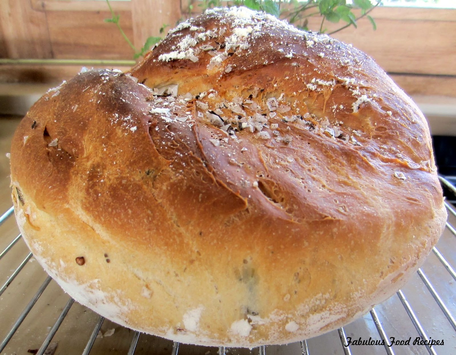 Fabulous Food Recipes Anchovy, caper and Olive Bread