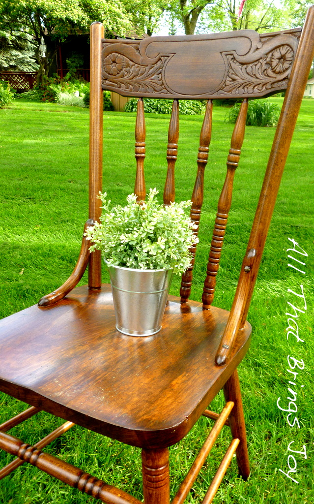 All That Brings Joy Refinishing Antique Wood Chairs