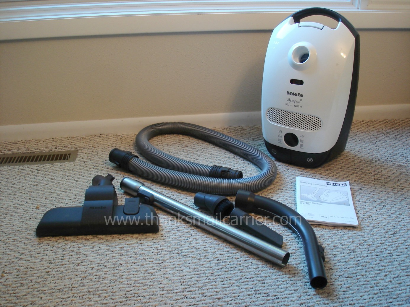 Thanks, Mail Carrier Miele S2 Olympus Canister Vacuum {Review}