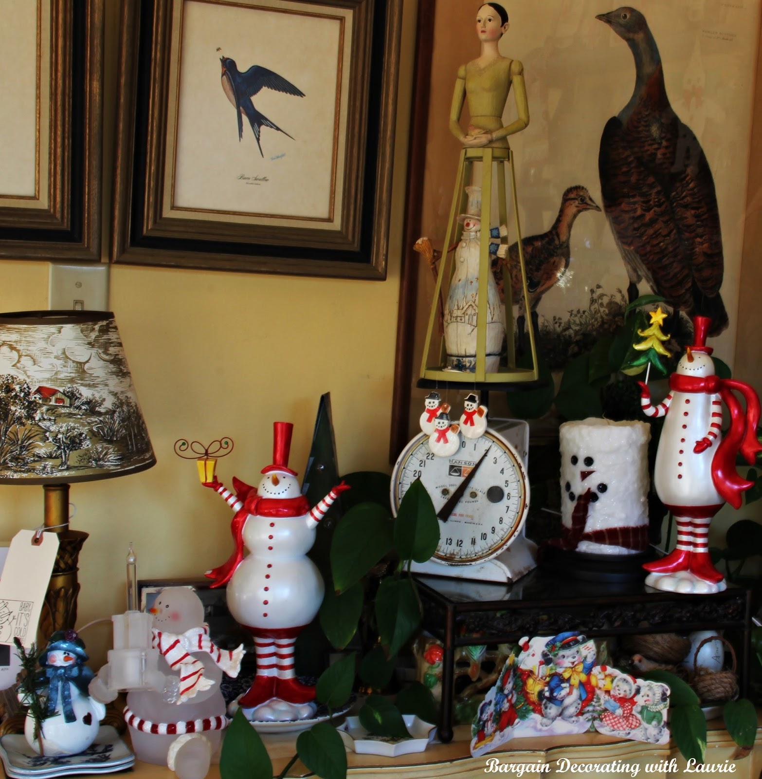 BARGAIN DECORATING WITH LAURIE CHRISTMAS DECOR CONTINUES