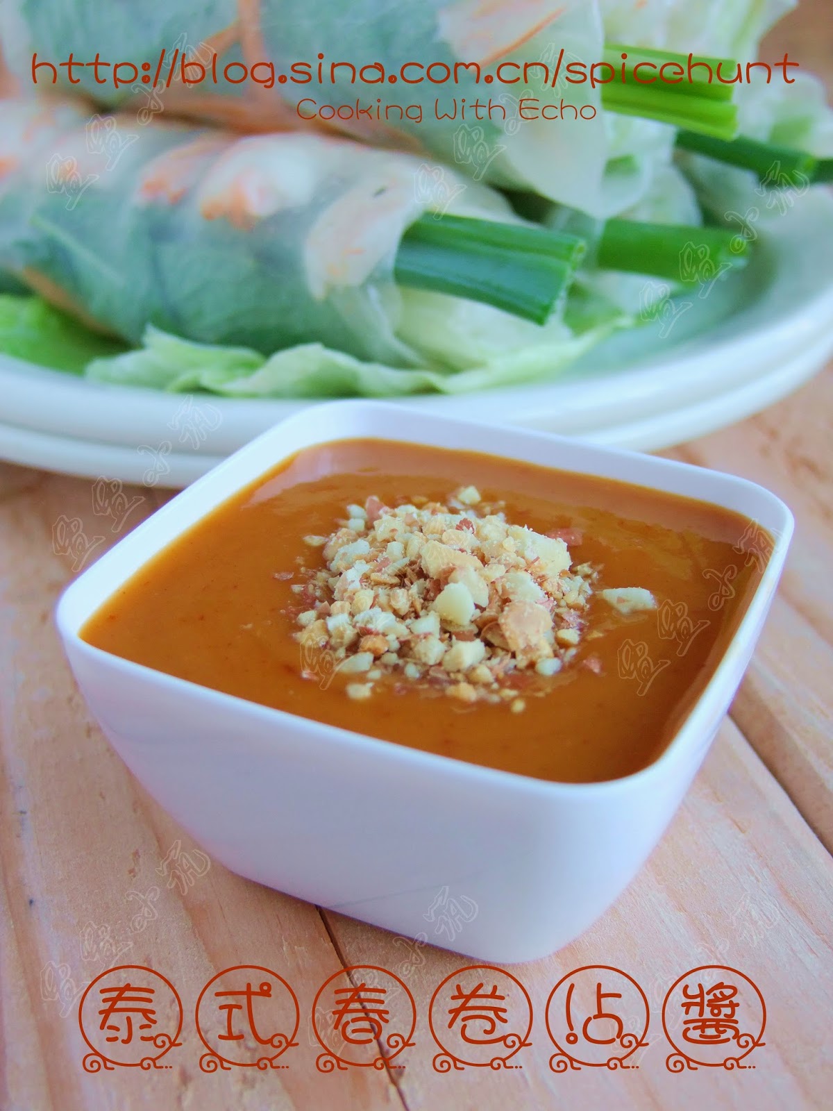 A taste of memories -- Echo's Kitchen: Peanut Spring Roll Dipping Sauce