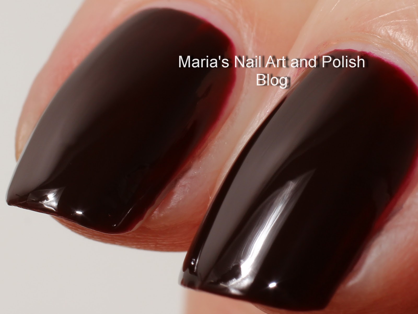 Marias Nail Art and Polish Blog: Chanel Rouge Noir 18 - first