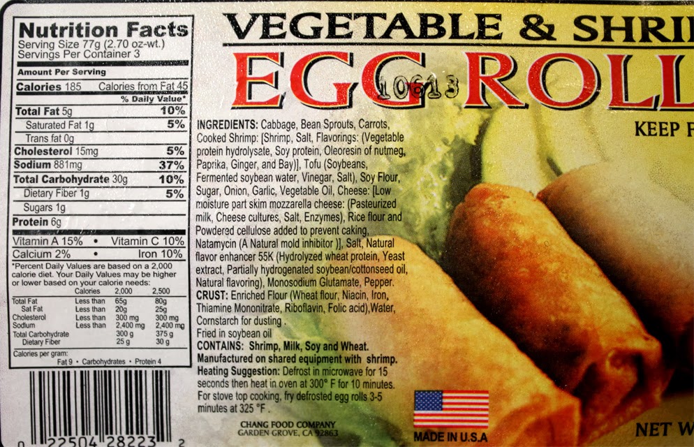 The 99 Cent Chef The 15 inch Egg Roll Deal of the Day