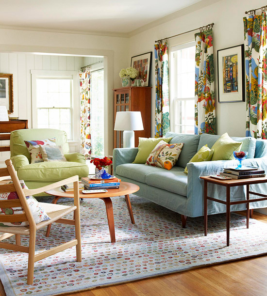 New Home Interior Design: Add Color to Your Living Room