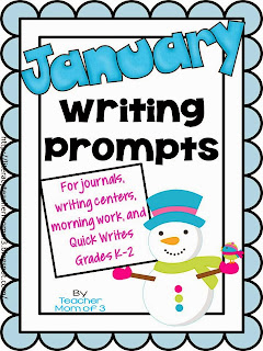 Teacher Mom of 3: January Journal Prompts and More