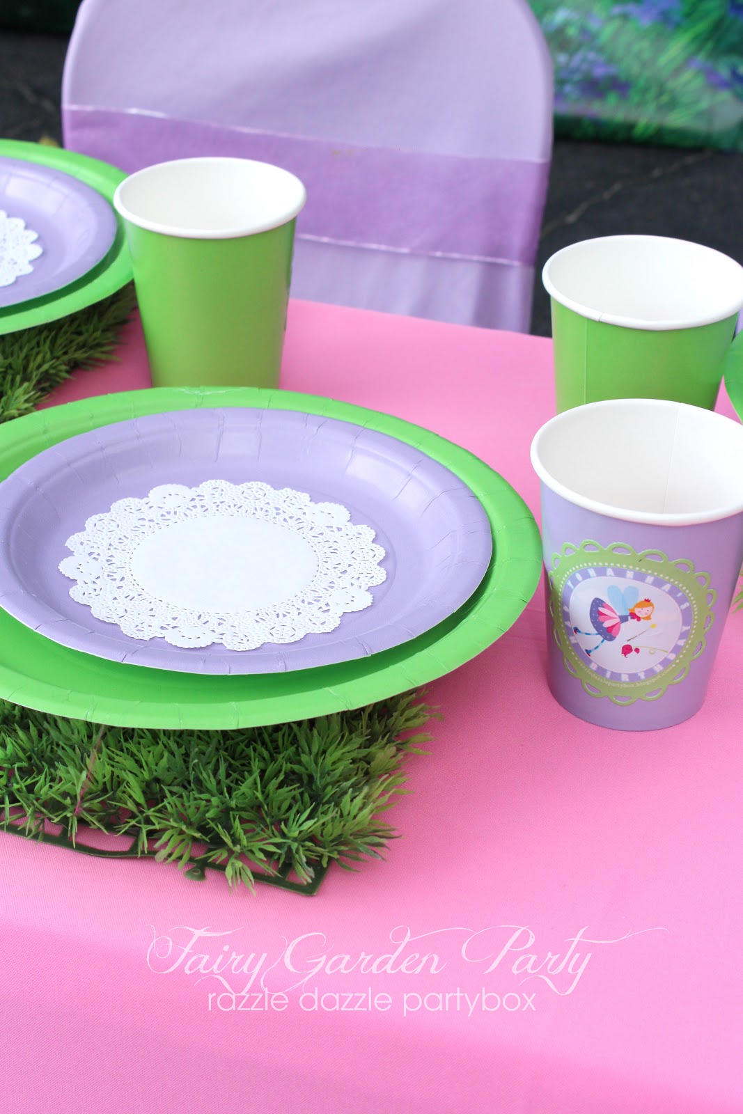 Razzle Dazzle Party Box Themed Birthday Party Fairy Garden Party