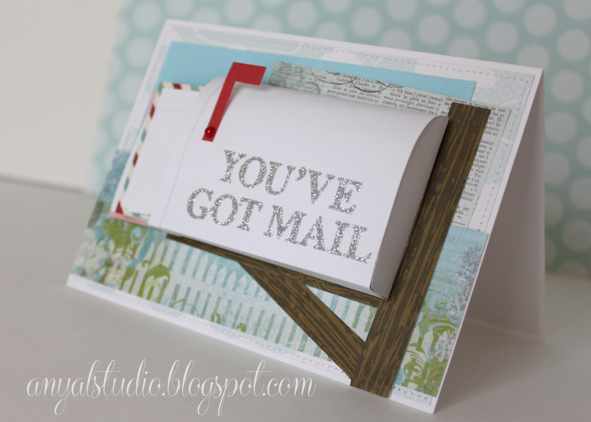 My creative corner "You've got mail" card