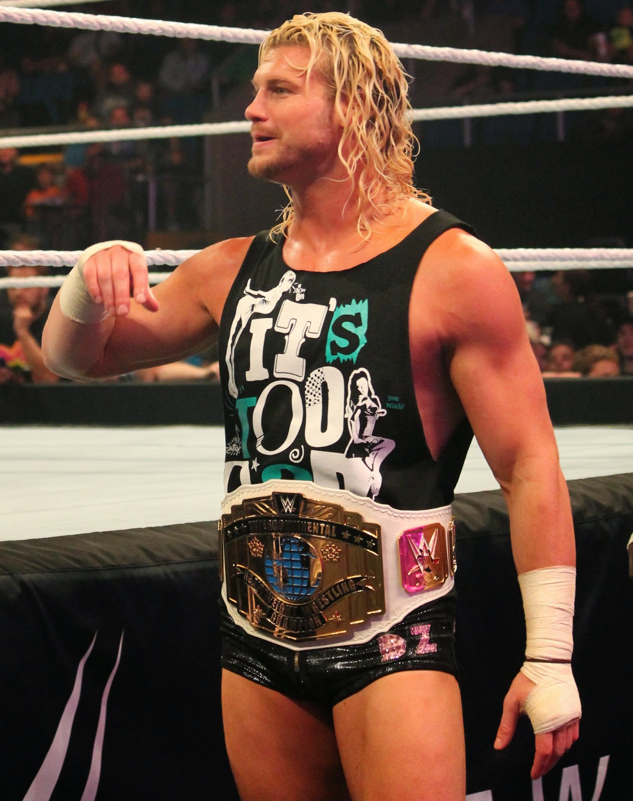 Dolph Ziggler WWE Intercontinental Champion Zig Zag Blonde