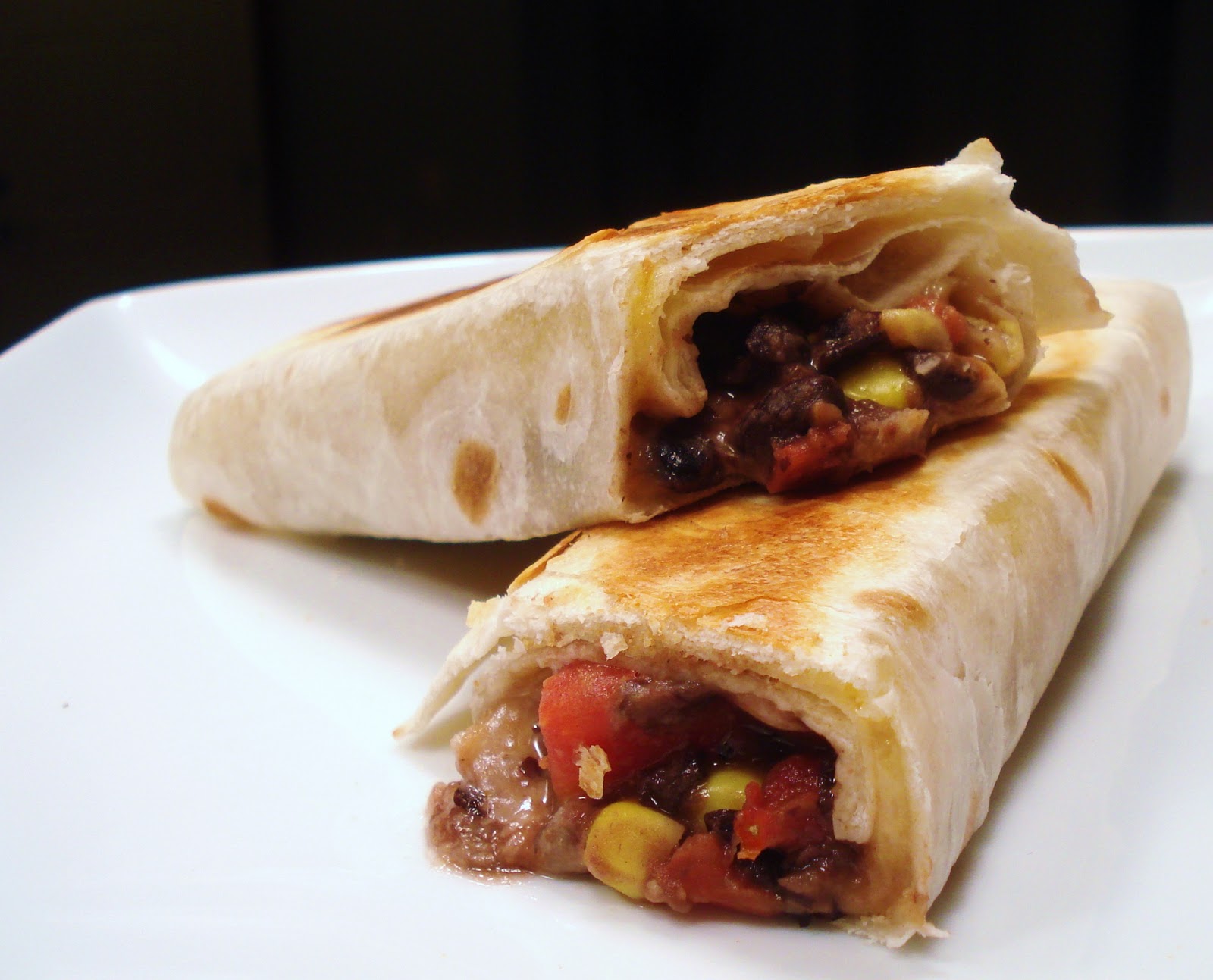 Vegetarian Grilled Stuffed Burritos for Meatless Monday Inspired RD