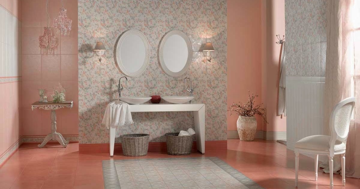 Decorar un baño de color rosa - CASAS IDEAS