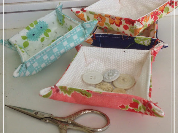 Charm Square Fabric Trays