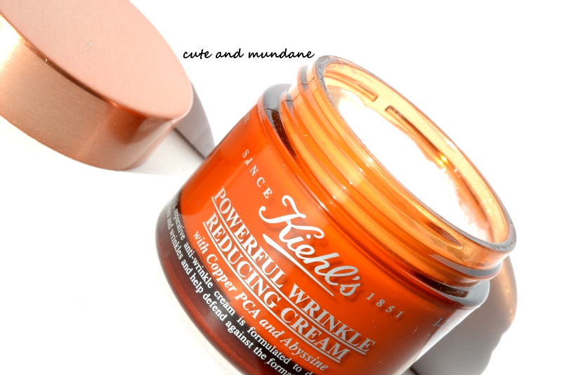 Cute and Mundane Kiehl's Powerful Wrinkle Reducing Cream review