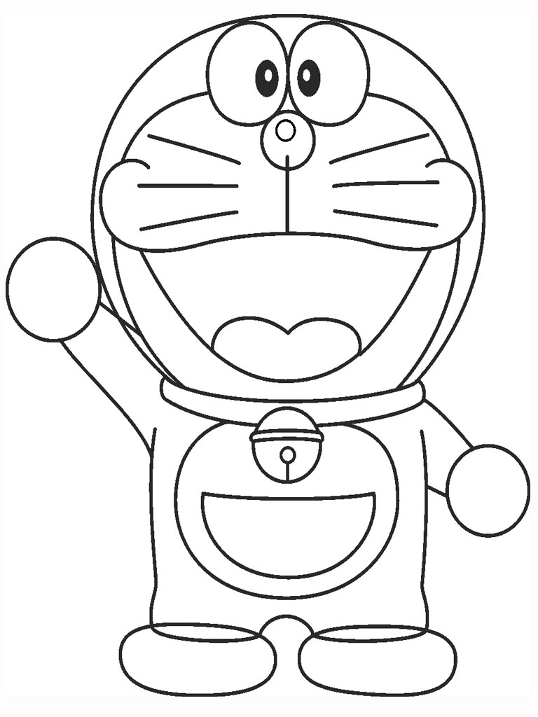 Doraemon Coloring Pages   Realistic Coloring Pages