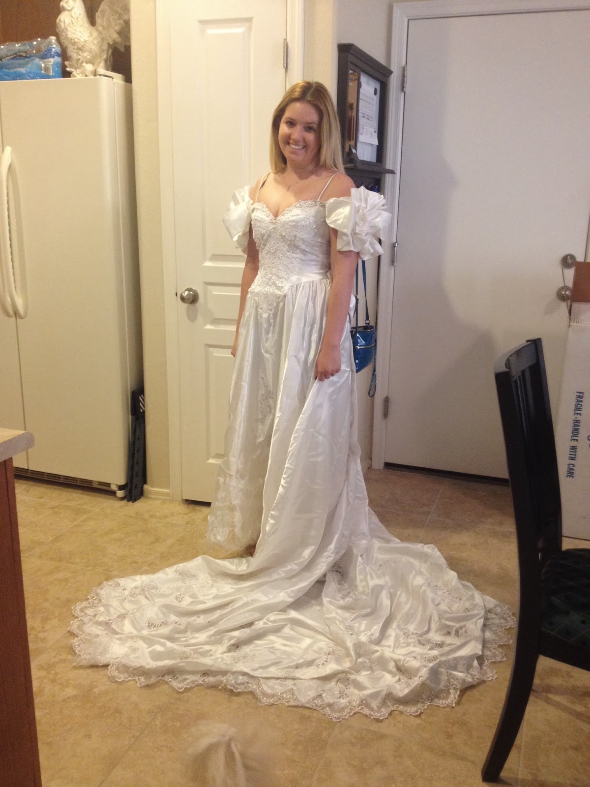 Being Mrs. Glynn: The first wedding dress I tried on!