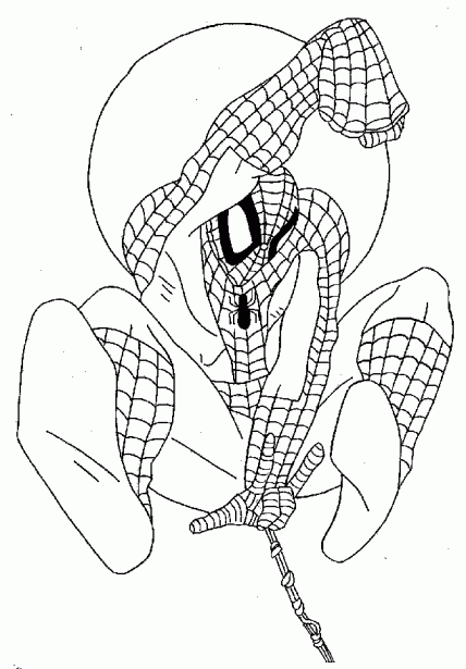 Homem Aranha – Imagens para Colorir