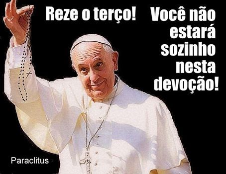 O PAPA FRANCISCO E O TERÇO