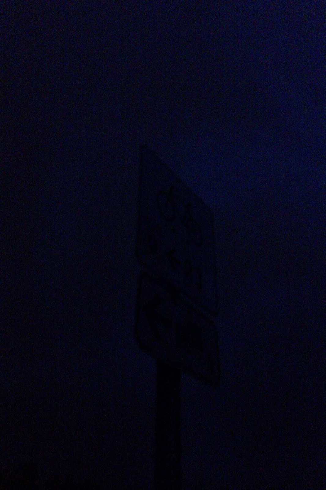 So dark. No more battery R10 route