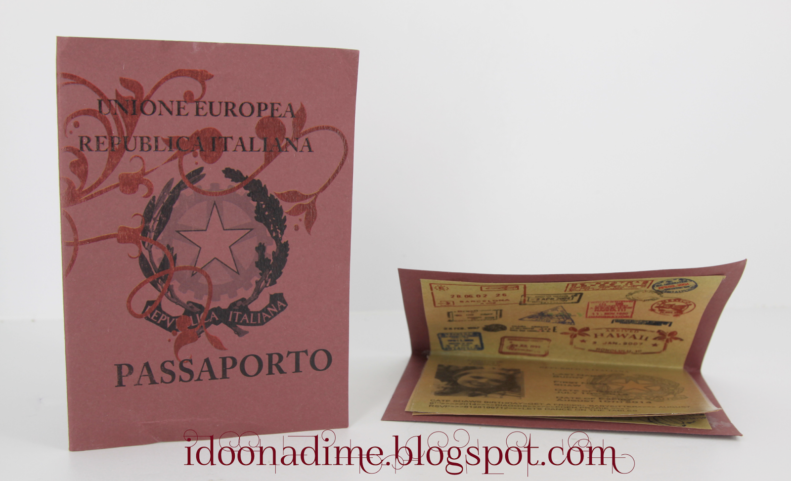 party passport template