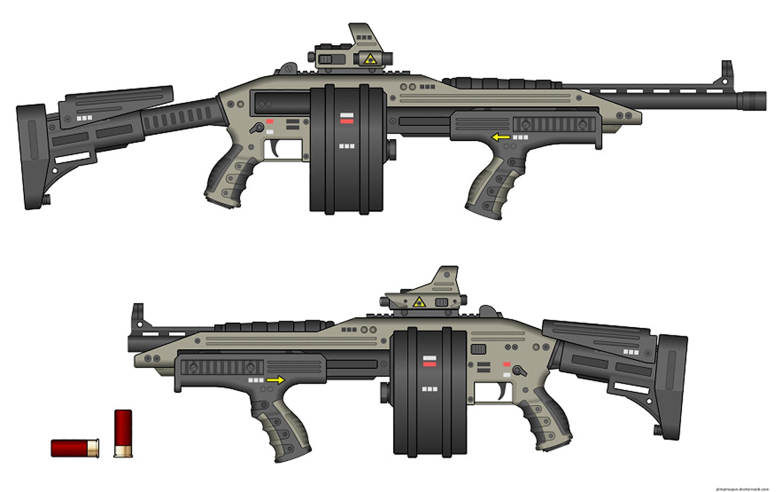 DSNG'S SCI FI MEGAVERSE SCI FI GUNS, WEAPONS, HANDGUNS, LASER RIFLES