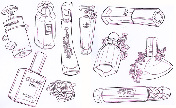 Perfume Sketches