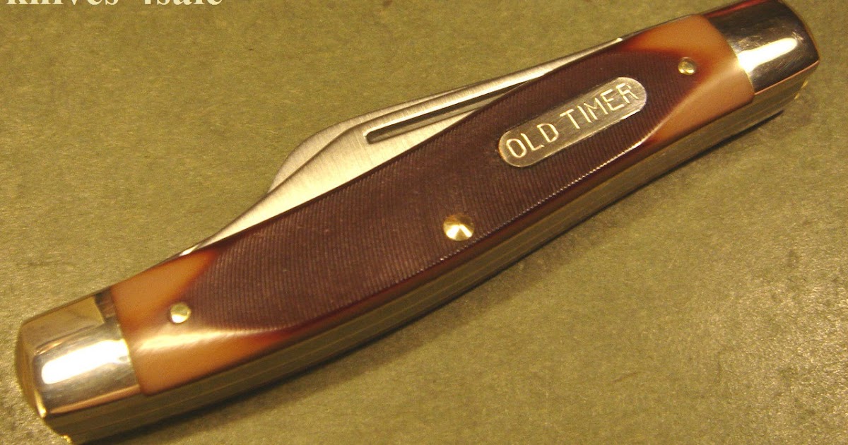 knives4sale Schrade USA Made 80T Stockman Old Timer Senior Pocket Knife