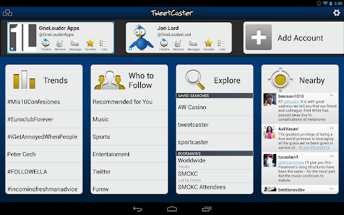 TweetCaster Pro for Twitter v7.7