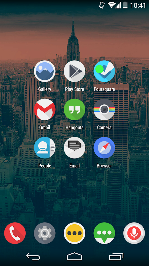 Click UI (Go Apex Nova theme) v2.0 APK apkmania