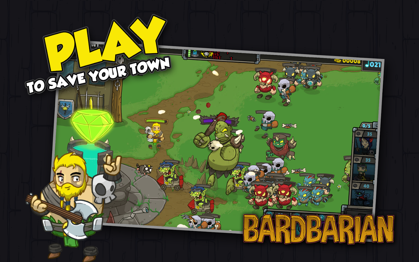 Bardbarian: Golden Axe Edition v1.3.25 APK free