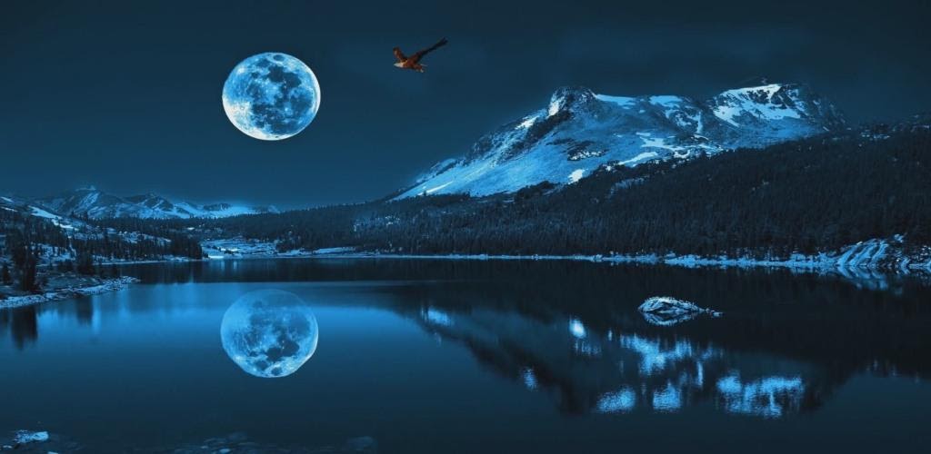 Android Apps: Blue Moon Live Wallpaper HD