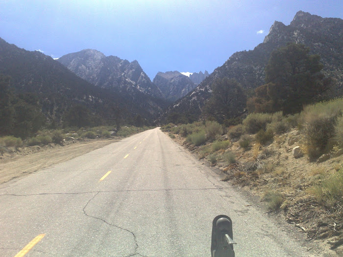 the road into owens valley