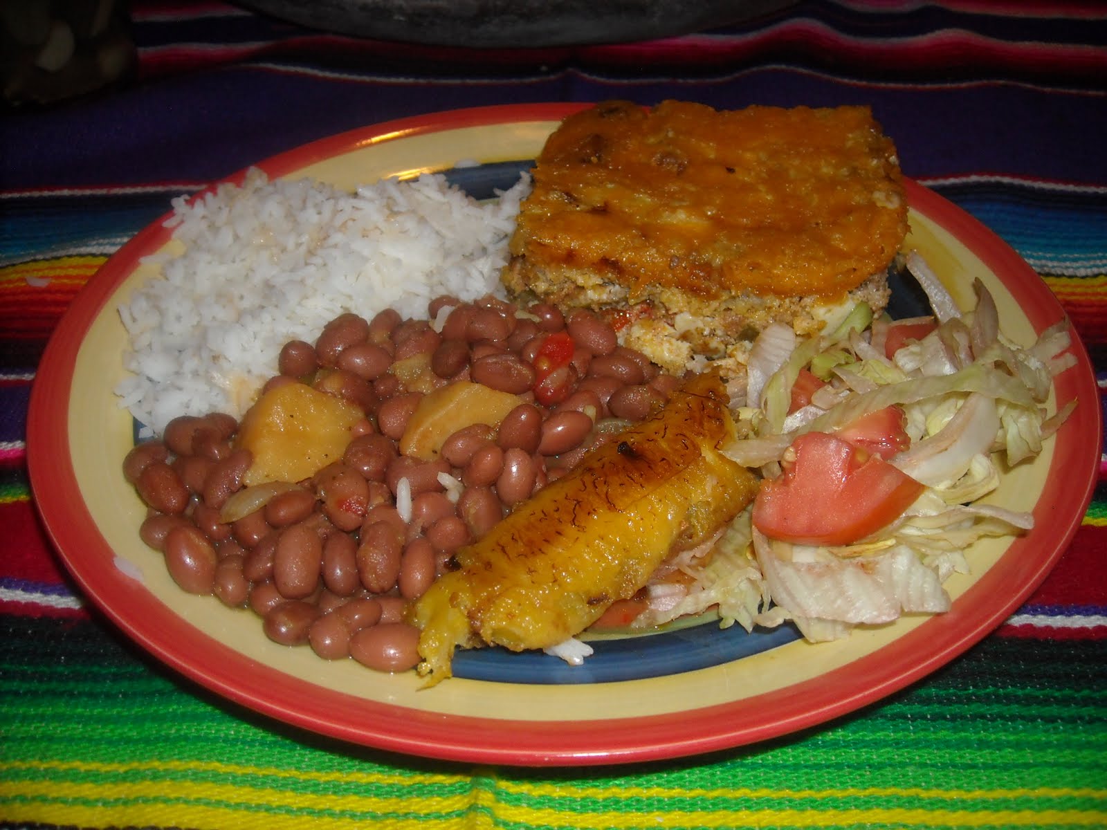 Don Mael's Fiambrera Ripe Plantain Cassarole (Pastelon de Platano