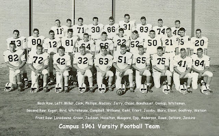 football team 1961 varsity campus