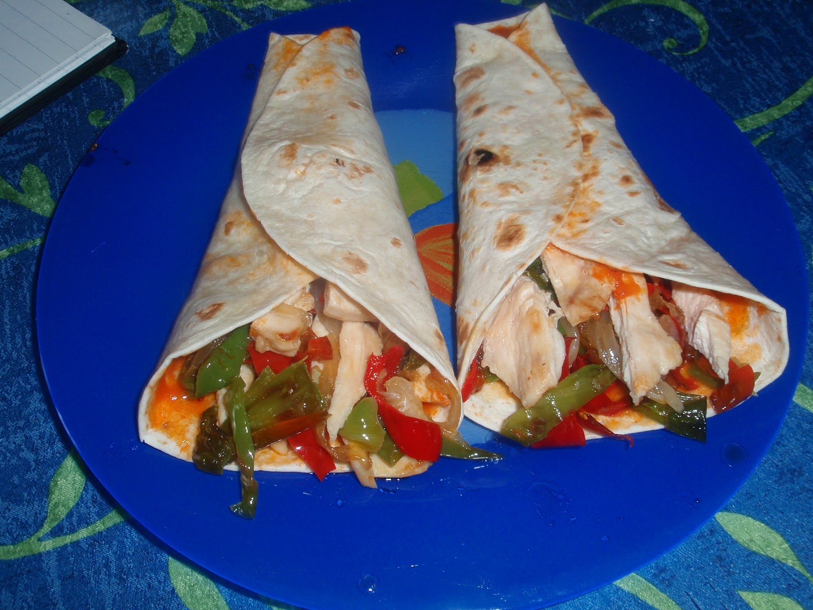 MIS MEJORES COSAS FAJITAS CON POLLO