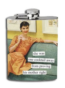 CLASSY BOOZE FLASK by ANNE TAINTOR