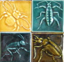 GLAZED INSECT TILES