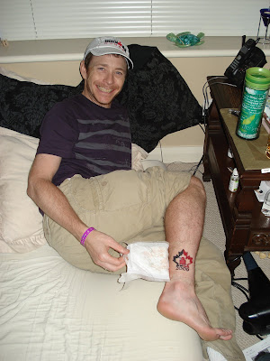 My Ironman Tattoo Thanks again Lacey for being part of my Ironman dream.