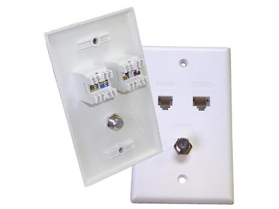 The Trench: MultiMedia Wall Plate - Voice, Cat5e Data & Video low voltage wiring diagram cat5e 