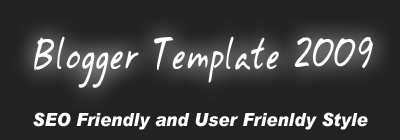 blogger template 2009