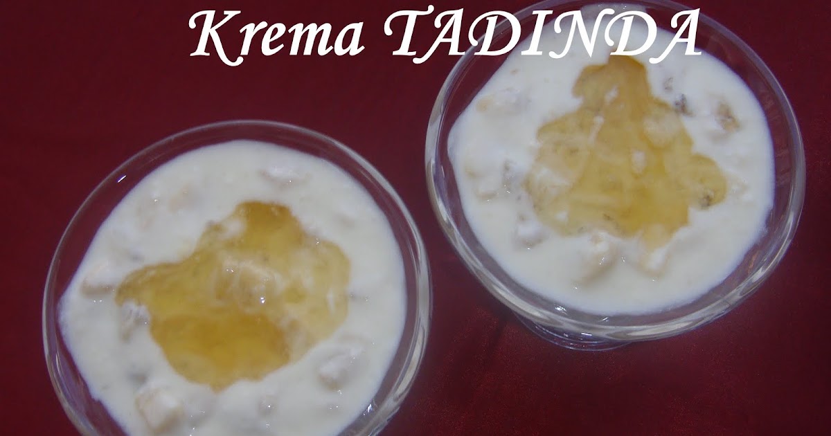 Krema TADINDA ev yapımı meyveli yoğurt