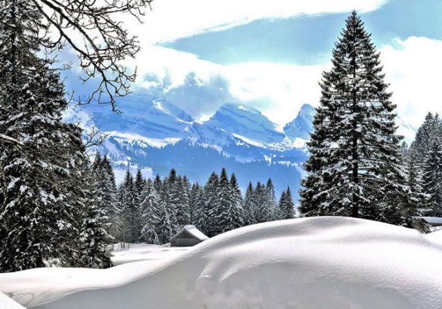 خلفيات الطبيعه الشتويه Awesome+Winter+Mountain+Nature+Wallpapers+%25289%2529