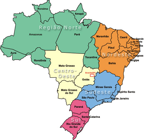 Regionalização do Brasil: quais as diferentes regiões do Brasil