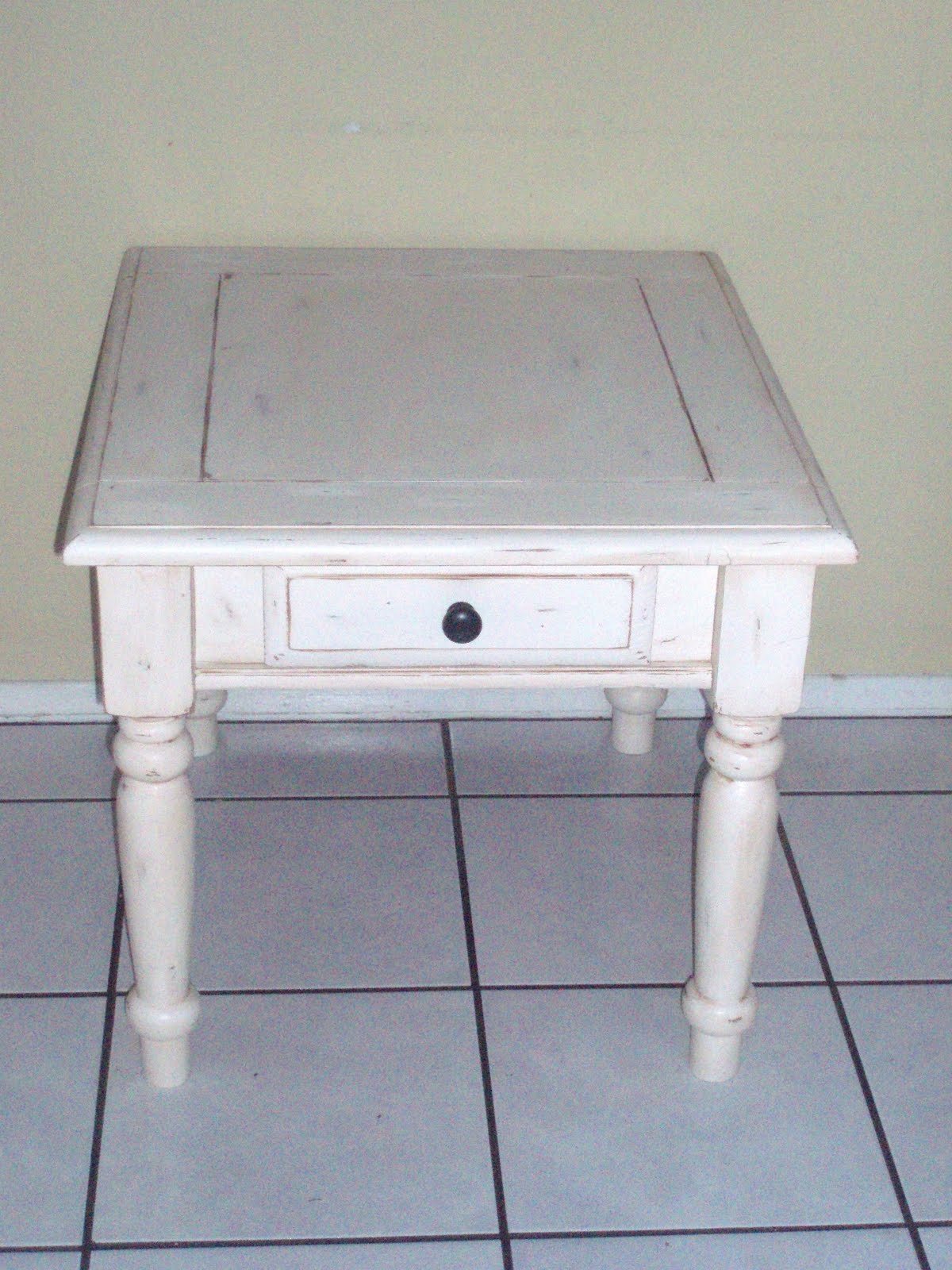 Revamped Home Furnishings Bedside table revamp