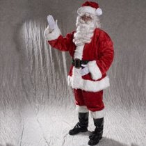 XXL Plush Santa Claus Suit