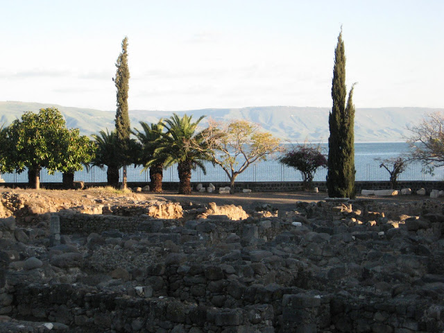 View of the Sea of Galilee from Capernaum