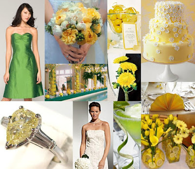 lime green wedding dress simple